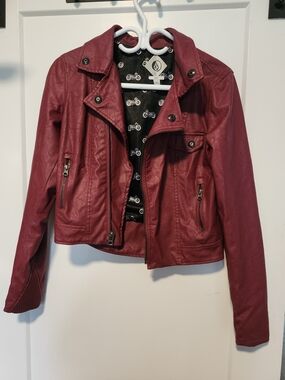Volcom Faux Leather Jacket